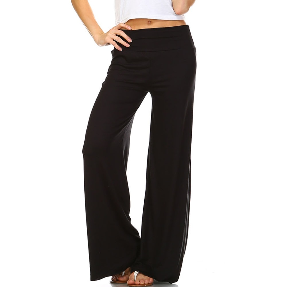 *2 Pack!* Black Palazzo Pants - Women & Plus
